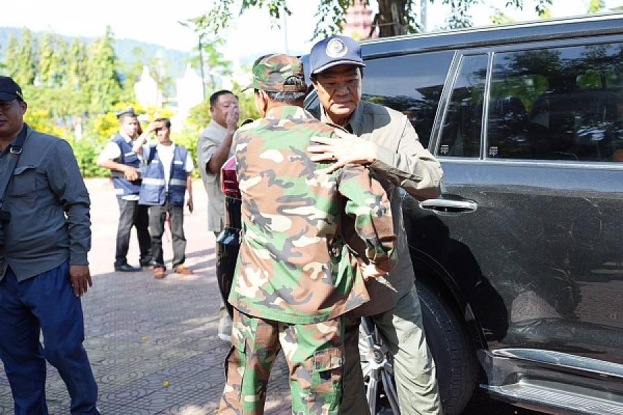 Gifts from President Hun Manet and His Excellency Nu Sitha to be presented to the heroes of the army in Pailin Province