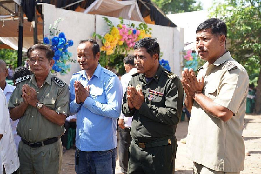 Mr. Run Polly donated 4 million riels in relief funds to the family of the deceased named Phat Diem.