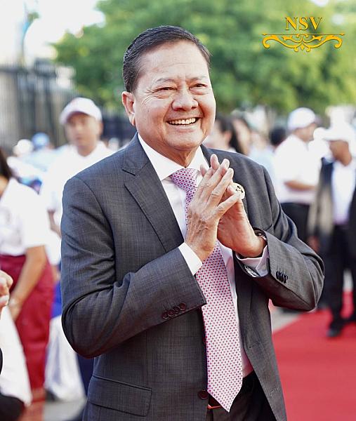 His Excellency Dr. Neth Savoeun, Deputy Prime Minister, donated $10,000 to organize an extraordinary general assembly nationwide representing the Cambodian War Veterans Association.