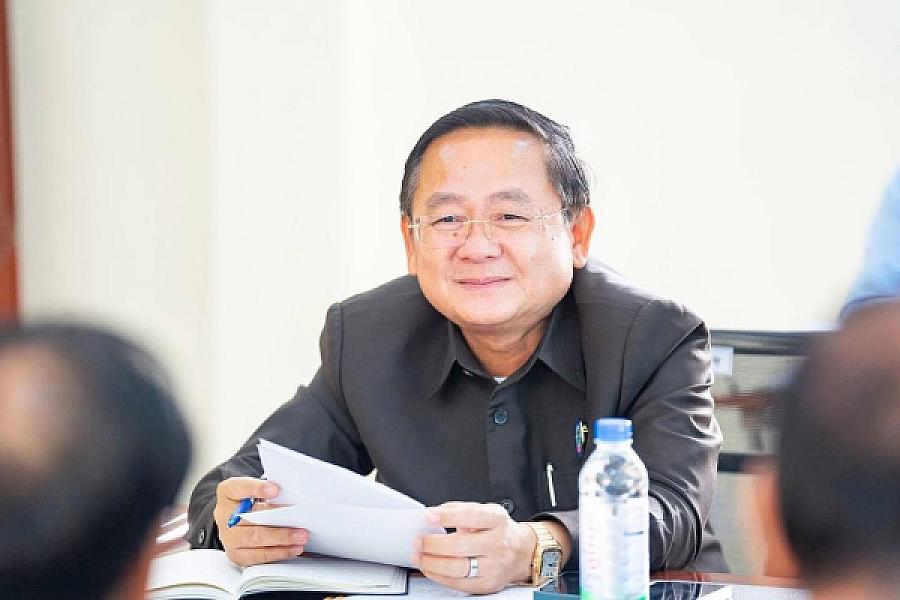 His Excellency Sok Loo, Governor of Battambang Provincial Government, donated $5,000 to organize an extraordinary general assembly nationwide representing the Cambodian War Veterans Association.