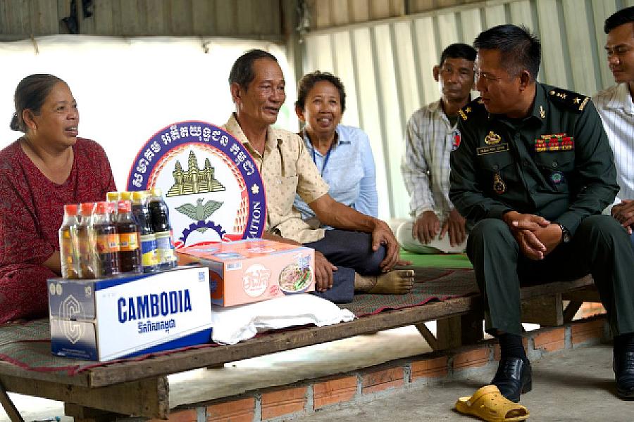 Disabled veteran Sok Kan gets a new home, a new life under the support of the Royal Government