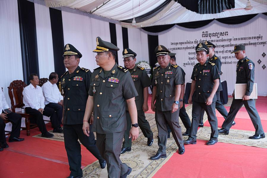 Brigadier General Hem Bora invites to pay respects to the late Lieutenant General Chan Lumphat
