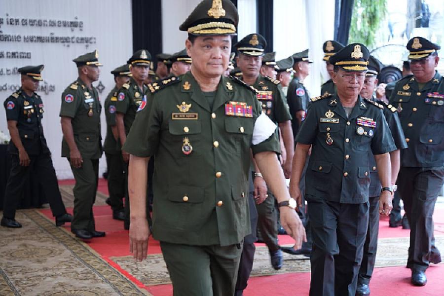 Major General Son Sophal invites to pay respects to the late Lieutenant General Chan Lumphat