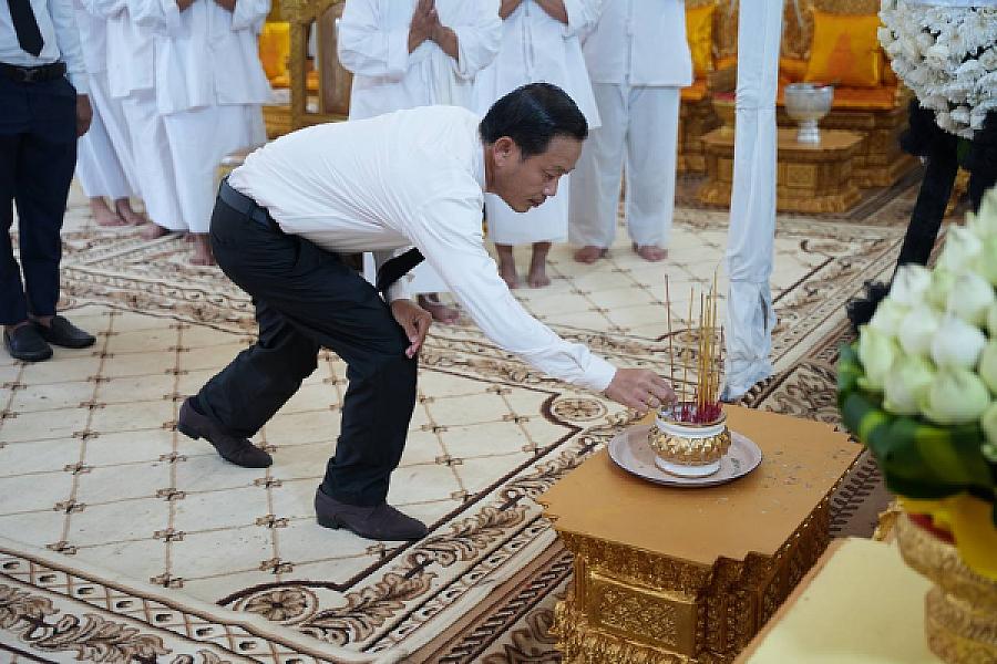 លោក លី រដ្ឋា បានដឹកនាំគណៈប្រតិភូអញ្ជើញគោរពវិញ្ញាណក្ខន្ធសព ឯកឧត្តម ឧត្តមសេនីយ៍ឯក ច័ន្ទ លំផាត់ - Image 7