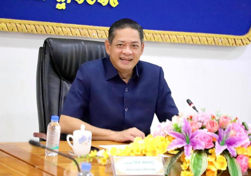 His Excellency Pen Kosal, Governor of Tbong Khmum Province, has contributed 20,000,000 riels to organize the Extraordinary General Assembly of the Cambodian Veterans Association nationwide