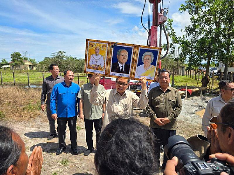 Veterans in Preah Sihanouk Province Receive 10 Water Wells from His Majesty King Norodom Sihamoni
