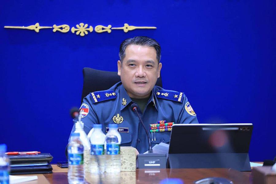 Brigadier General Sam Tola donates funds to support the construction of two houses for veterans and retirees.