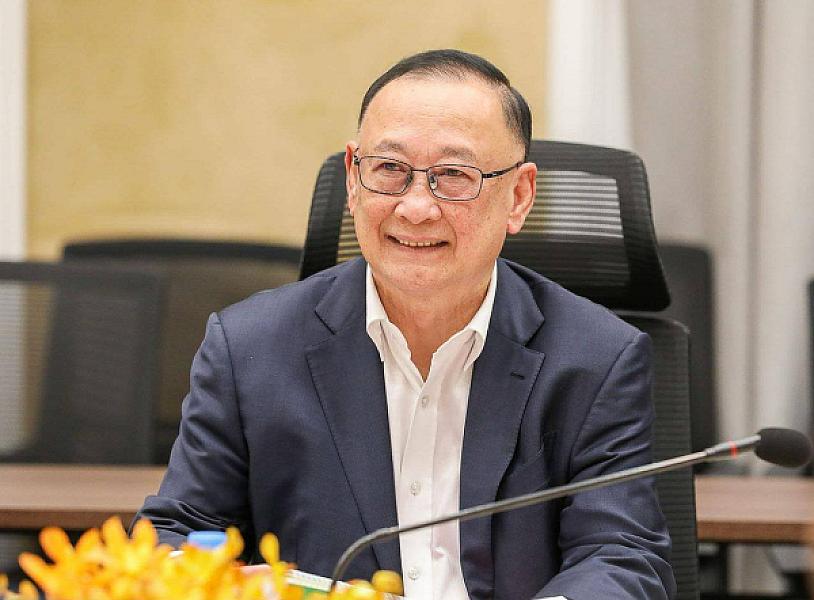 His Excellency Dr. Mao Chantara donated funds to support the construction of one house for veterans and retirees