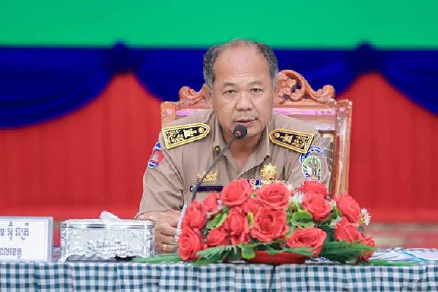 His Excellency Um Raetre, Governor, donated funds to support the construction of one house for veterans and retirees.