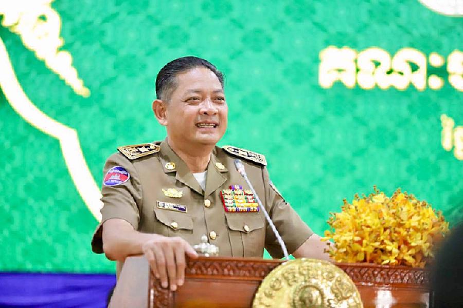 His Excellency Pen Kosal donated funds to support the construction of one house for veterans and retirees