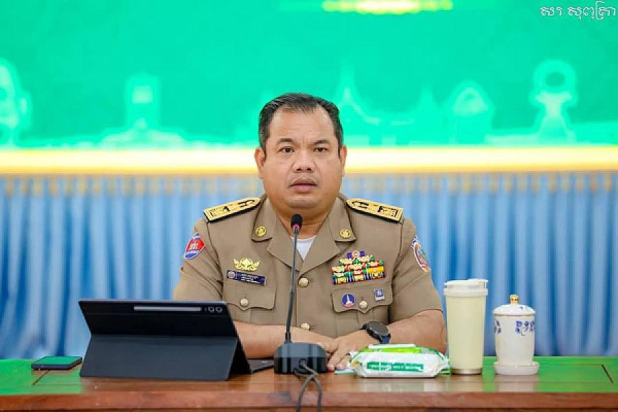 His Excellency Sar Soputra donated funds to support the construction of one house for veterans and retirees