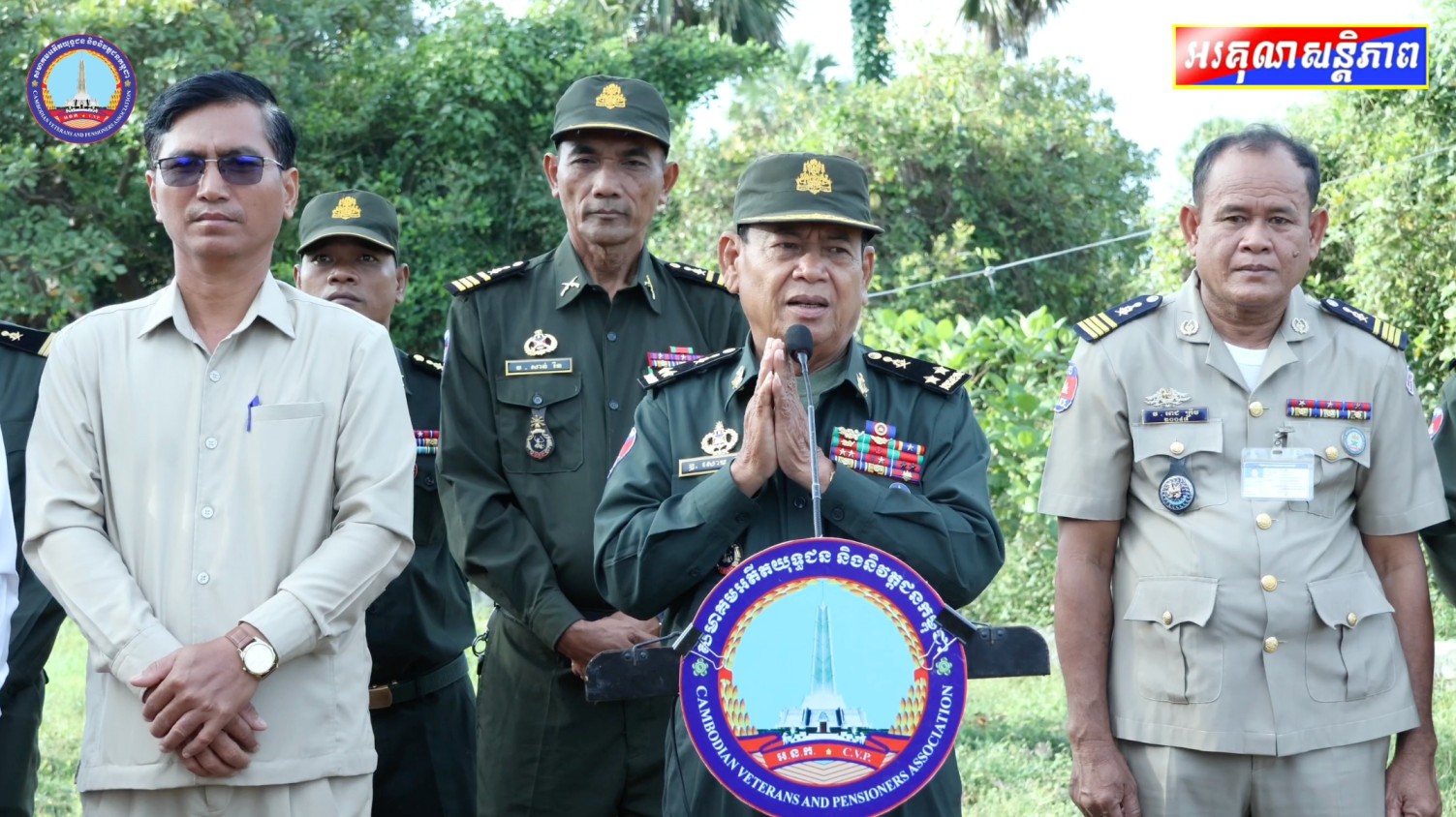 ផ្ទះថ្មីអំណោយរបស់សម្តេចតេជោហ៊ុន សែន សាងសង់លើដីអតីតយុទ្ធជន ពិការដោយសារសង្គ្រាម នៅស្រុកកំពង់ស្វាយ ខេត្តកំពង់ធំ