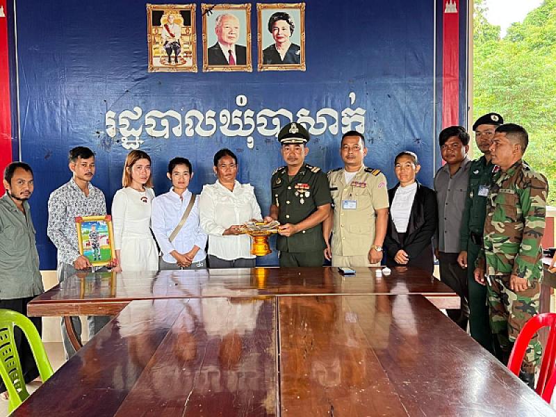 អ.ន.ក ស្រុករុក្ខគិរី នាំយកថវិកាបេឡាមរណសង្គ្រោះជូនគ្រួសារសពអតីតយុទ្ធជនមួយគ្រួសារ