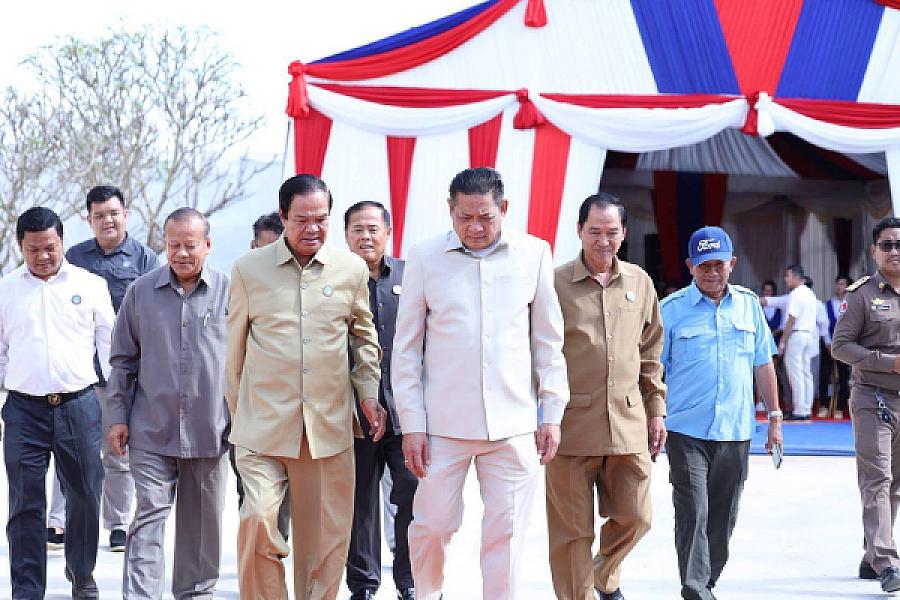 His Excellency Kun Kim announces the leadership of the Tbong Khmum Provincial Veterans and Retirees Association Committee