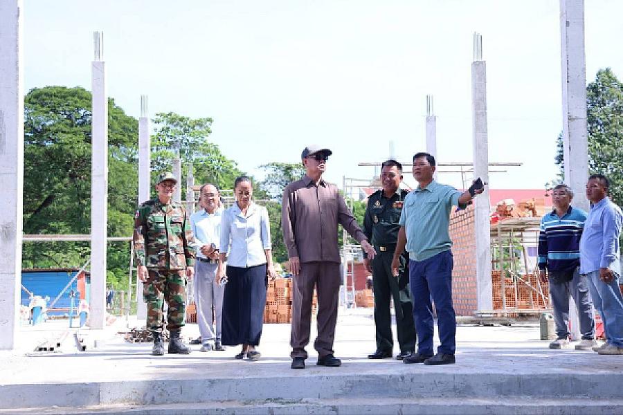 ឯកឧត្តម គួច ចំរើន ដឹកនាំក្រុមការងារចុះពិនិត្យវឌ្ឍនភាពនៃការសាងសង់អគារទីស្នាក់ការ អ.ន.ក. ខេត្តកណ្តាល   - Image 4