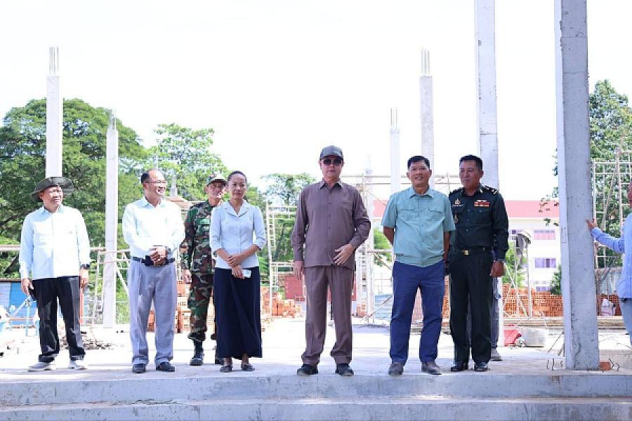 ឯកឧត្តម គួច ចំរើន ដឹកនាំក្រុមការងារចុះពិនិត្យវឌ្ឍនភាពនៃការសាងសង់អគារទីស្នាក់ការ អ.ន.ក. ខេត្តកណ្តាល   - Image 5