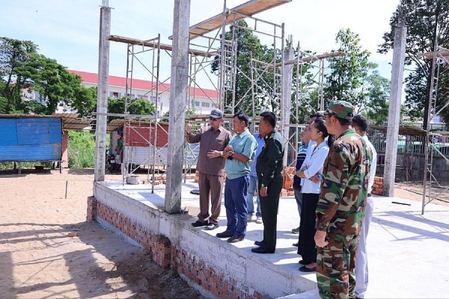 ឯកឧត្តម គួច ចំរើន ដឹកនាំក្រុមការងារចុះពិនិត្យវឌ្ឍនភាពនៃការសាងសង់អគារទីស្នាក់ការ អ.ន.ក. ខេត្តកណ្តាល   - Image 8