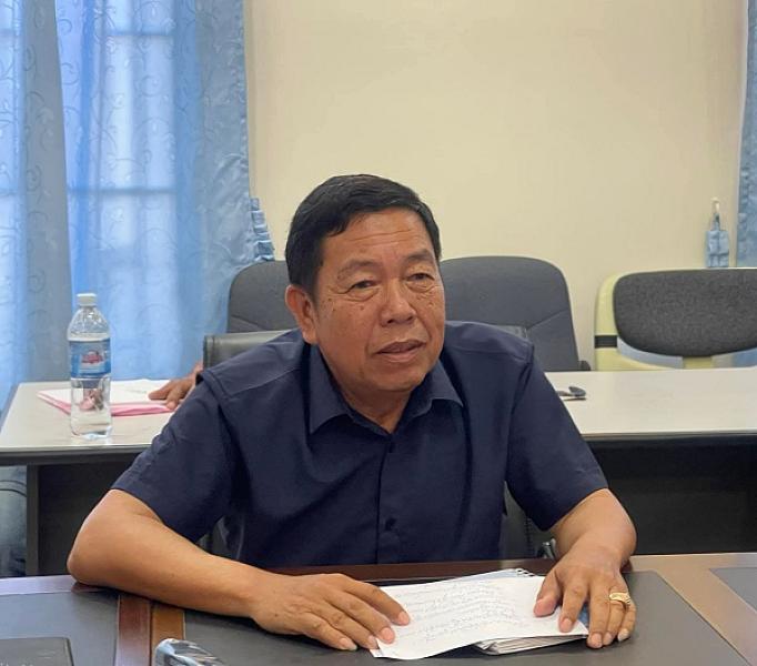 Mr. Khai Soda, Deputy Director of the Department of Water Resources and Meteorology of Battambang Province, has contributed 500,000 riels to organize the Extraordinary General Assembly of the Cambodian Veterans Association nationwide