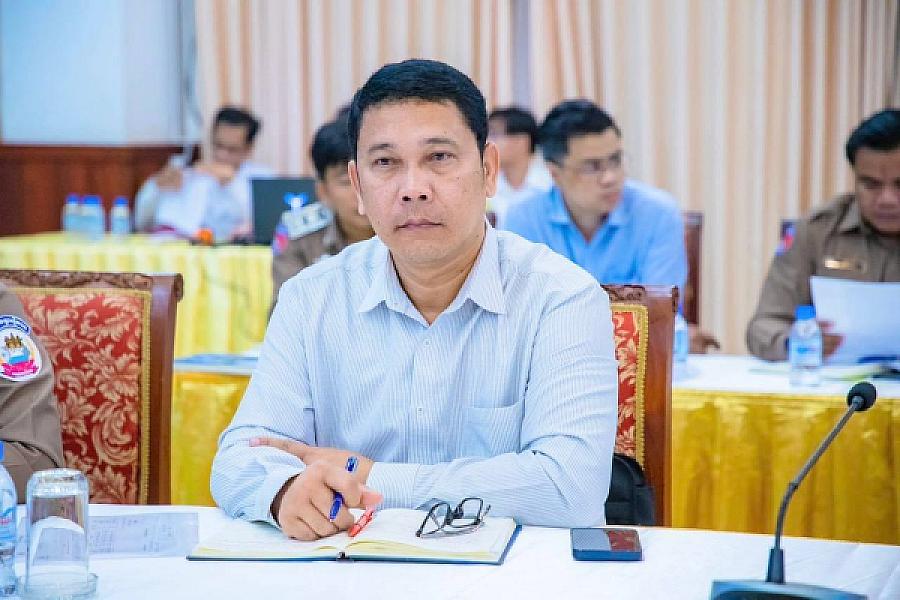 Mr. Bo Mengtry, Governor of Chikreng District, has donated 200,000 riels to organize the Extraordinary General Assembly of the Cambodian Veterans Association nationwide