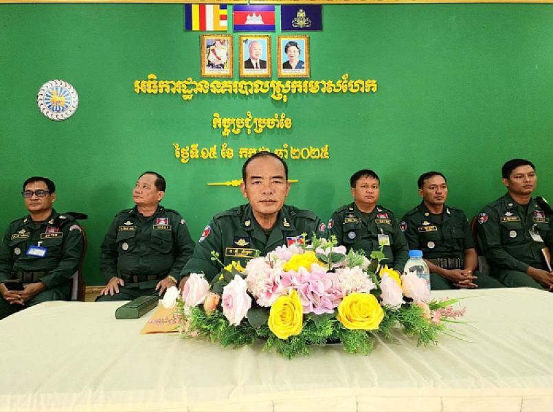 Colonel Sam Sam Ol has contributed 100,000 riels to organize an extraordinary general assembly of representatives of the Cambodian Veterans Association nationwide