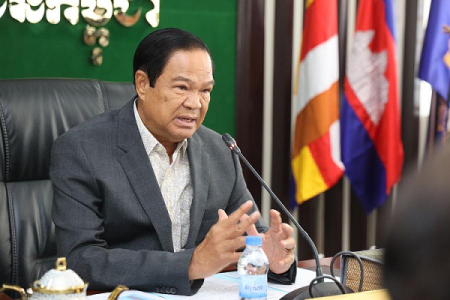 His Excellency General Kun Kim, Senior Minister, Vice President and Secretary General of the Cambodian Veterans Association